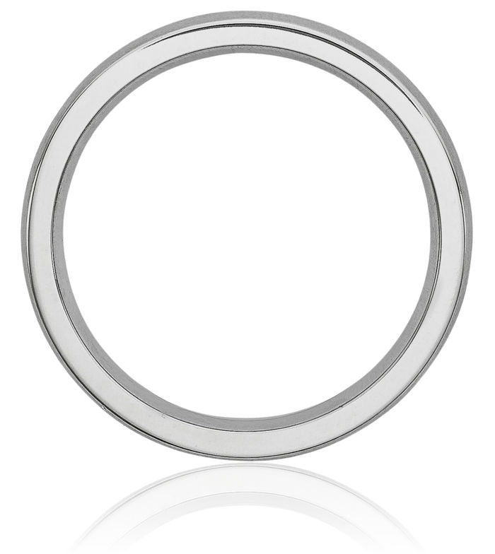 Cobalt 4mm Half Round Plain Classic Wedding Band Ring