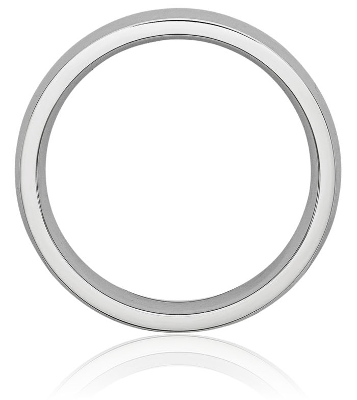 Cobalt 5mm Half Round Plain Classic Wedding Band Ring