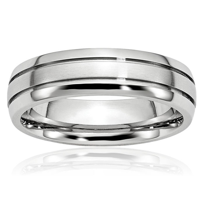 Cobalt 6mm Wedding Band Ring