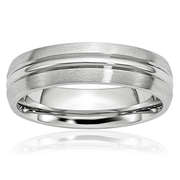 Cobalt 6mm Wedding Band Ring