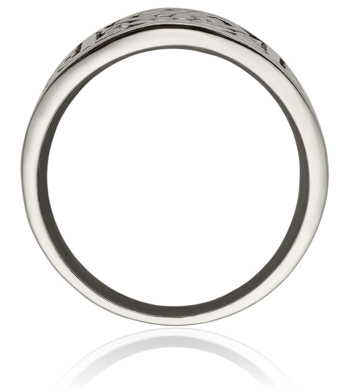 Titanium 14mm Wedding Band Statement Ring