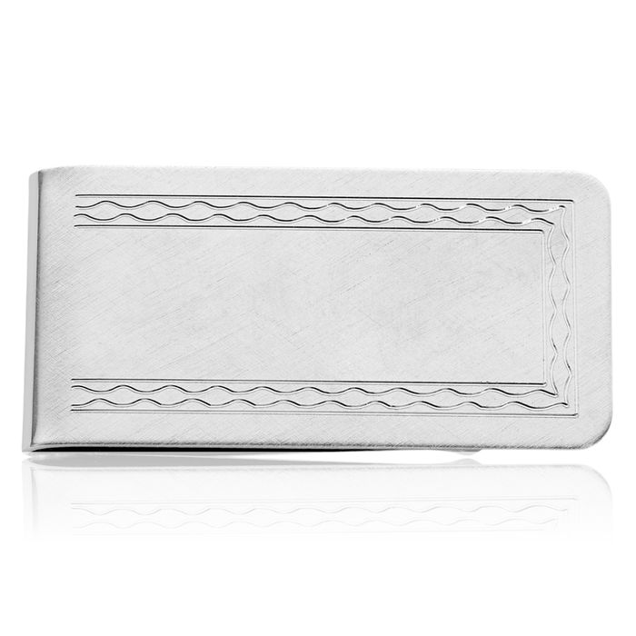 Engraveable Florentine Money Clip for Men