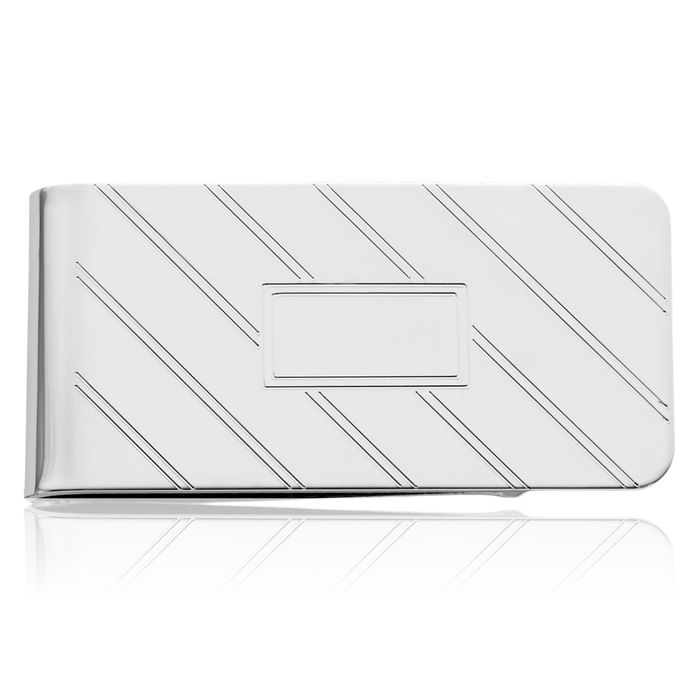 Engraved Personalized Money Clip for Men