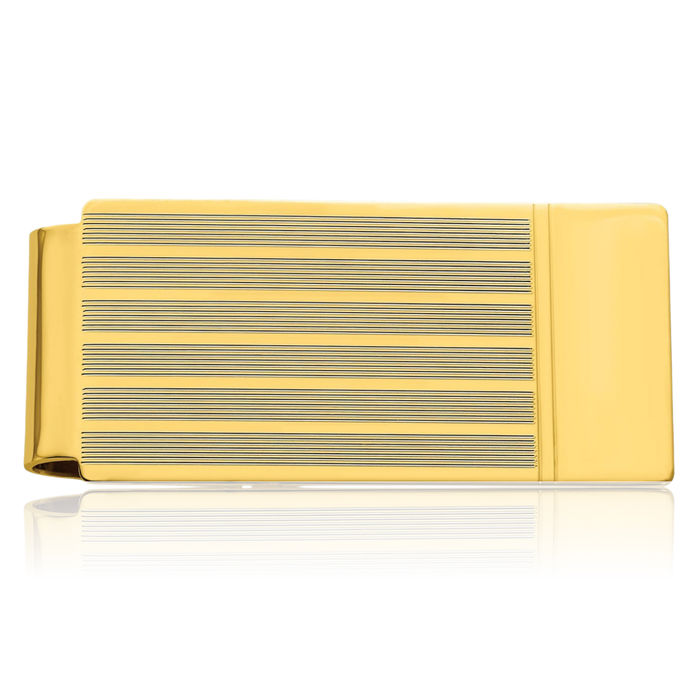 Gold Plated Money Clip for Men