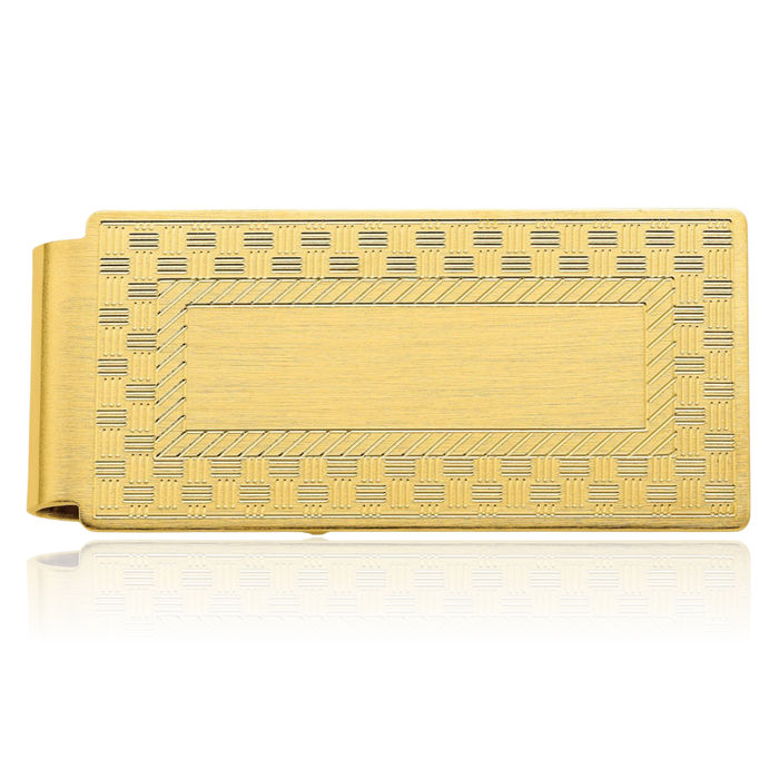 Gold Plated Money Clip for Men