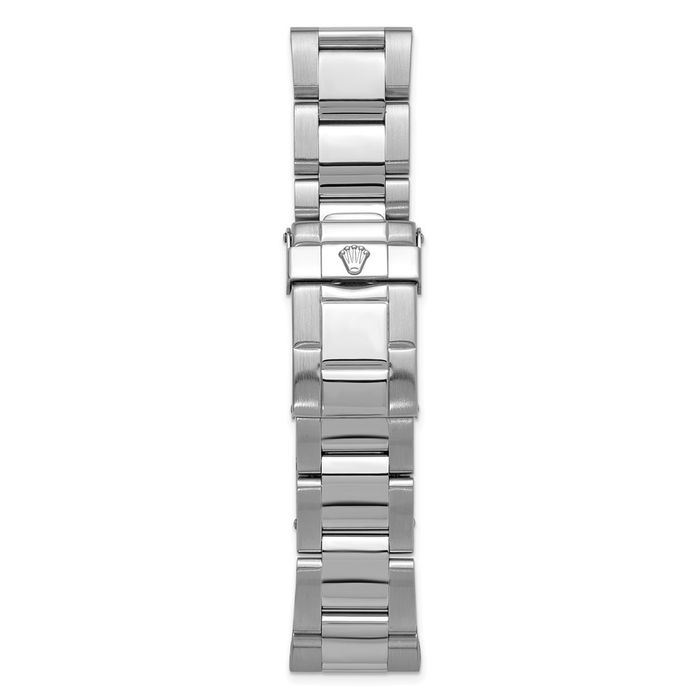 Pre Owned Rolex Steel Oyster 40mm Yachtmaster Silver Dial Watch