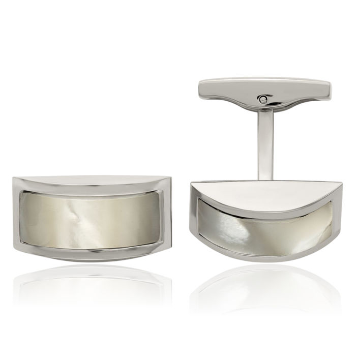Stainless Steel Cats Eye Cufflinks French Tuxedo Shirt Cuff Links Set for Men