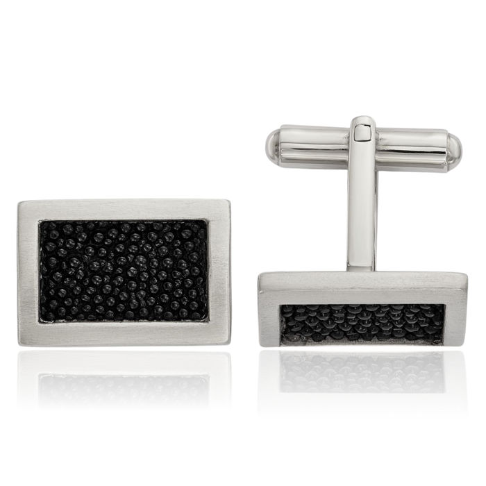 Stainless Steel Cufflinks French Tuxedo Shirt Cuff Links Set for Men