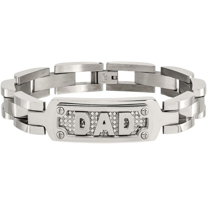 Stainless Steel Dad Chain Bracelet