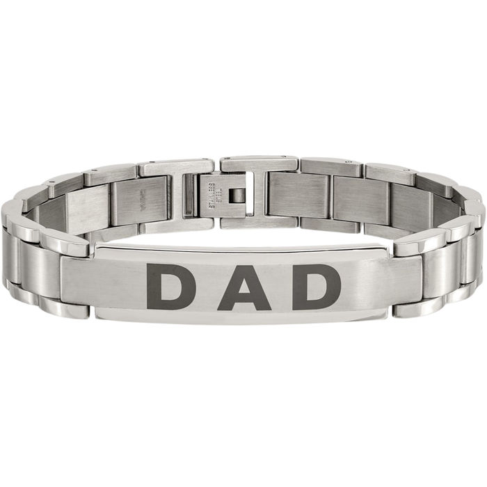 Stainless Steel Dad Chain Bracelet