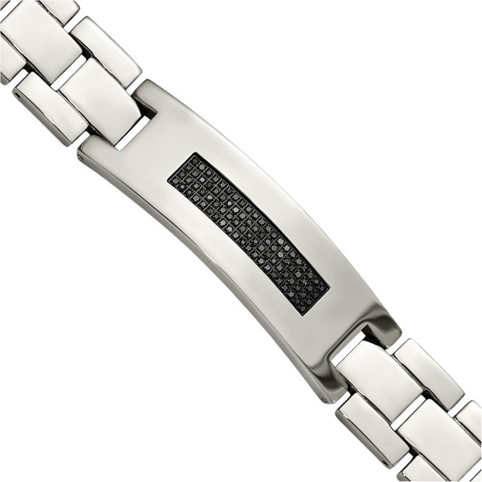 Stainless Steel Diamond Tennis Bracelet