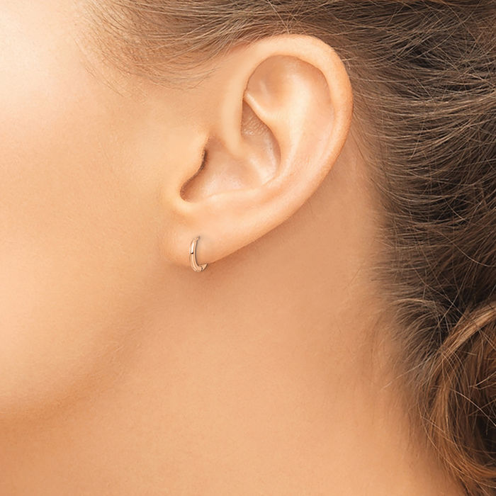 Steel rose plated earrings Steel rose plated earrings
