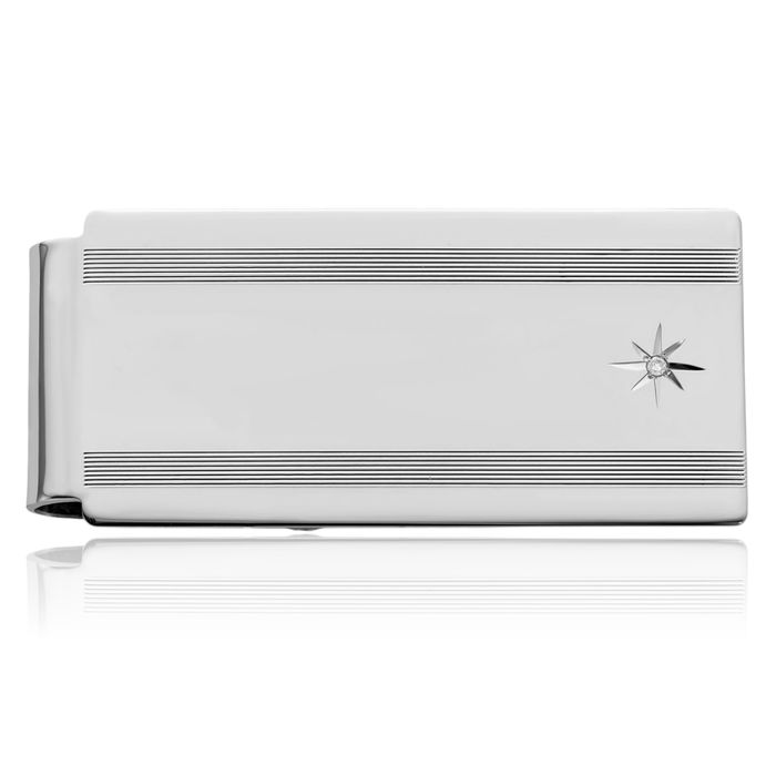 Star Diamond Money Clip for Men