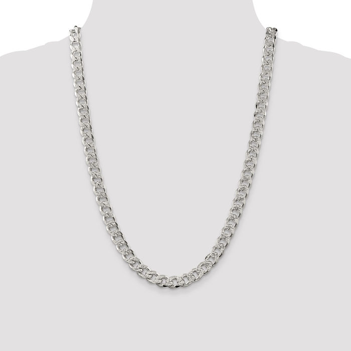 925 Sterling Silver Curb Link Chain Necklace