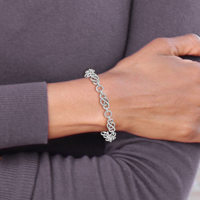 925 Sterling Silver Chain Bracelet