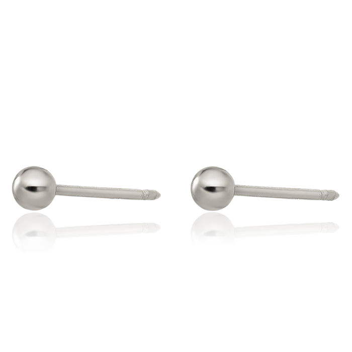 Titanium 3mm Ball Stud Earrings