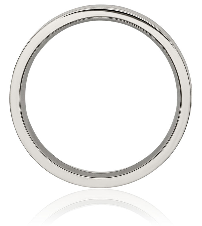 Titanium 5mm Plain Classic Wedding Band Ring