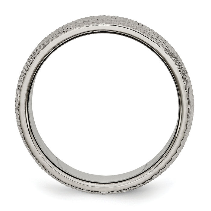 Titanium 8mm Wedding Band Ring