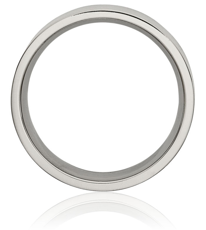 Titanium 8mm Plain Classic Wedding Band Ring