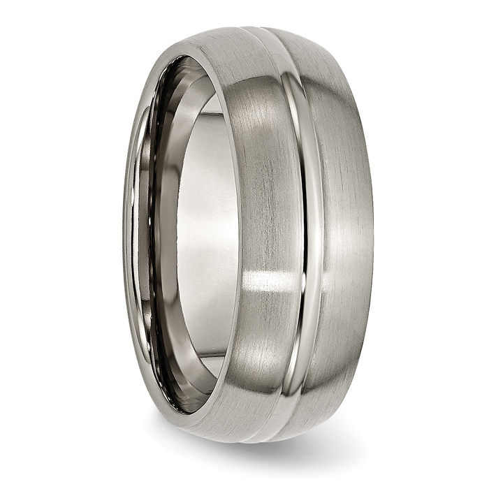 Titanium 8mm Wedding Band Ring