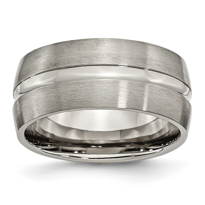 Titanium 10mm Wedding Ring - Picture 8 of 82