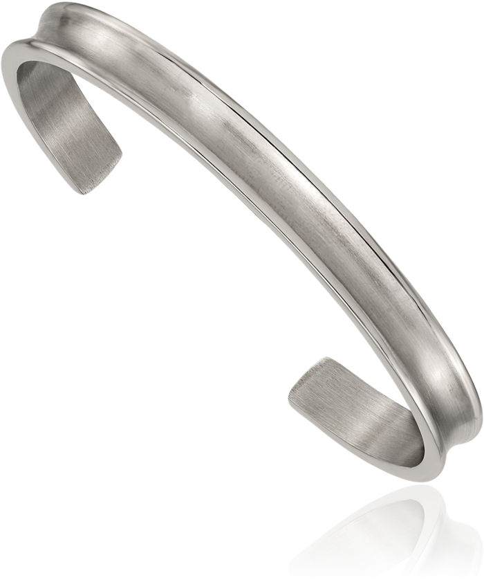 Titanium Edge 6.5mm Cuff Bracelet