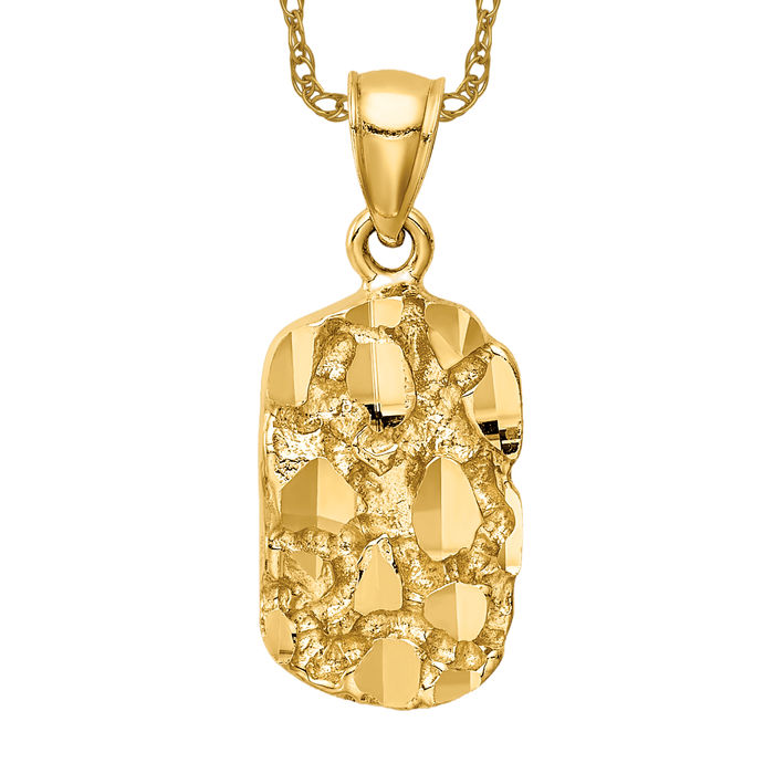 14K Yellow deals Gold Finish Loyalty Pendant.